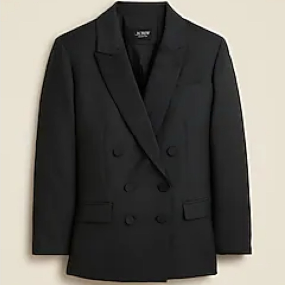 J. Crew Collection Tuxedo Double-Breasted Blazer-NWT